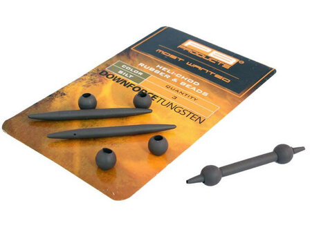 Tungsten Heli-Chod Rubber &amp; beads set (PB Products)