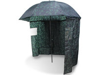 Visparaplu Camo + Aanritstent 1,80 m.