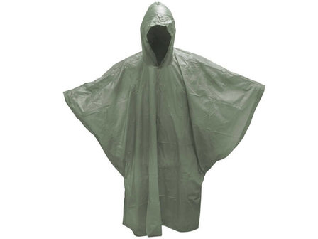 Regenponcho Groen