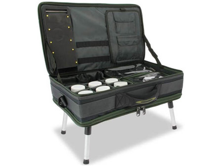 Bivvy tafel + tas set Deluxe (NGT)