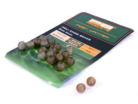 PB Products Heli-Chod Beads Gravel / Weed (20 st.)