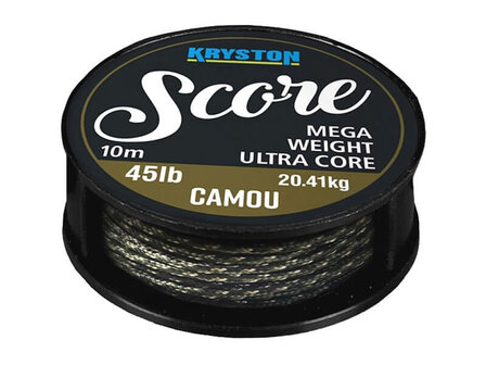 Kryston Score ZERO Leadfree Leader 45 lb Camou 10 m.