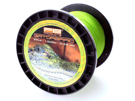 Gator Braid Chartreuse 1200 m. Gevlochten Lijn (PB Products)