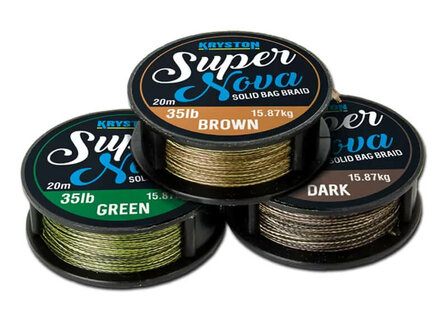 Kryston Super Nova Slow Sinking Supple Braid 20 m.