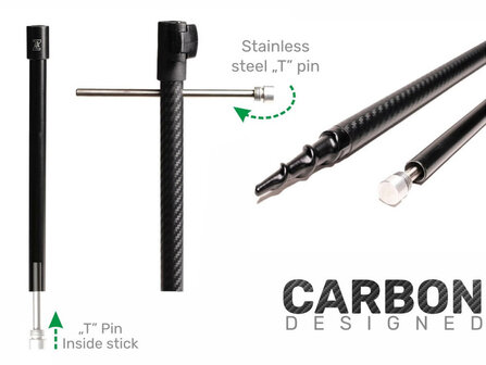 Carbon Drill Bankstick 60-110 cm Z-Fish
