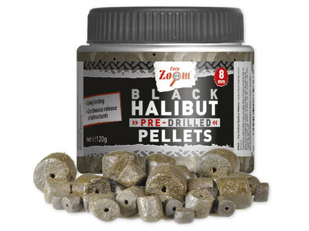 Black Halibut Pellets Voorgeboord (120 gr)