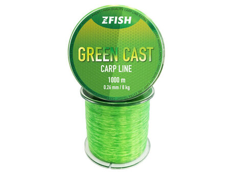 Green Cast Karperlijn 1000 m. (Fluo Groen)