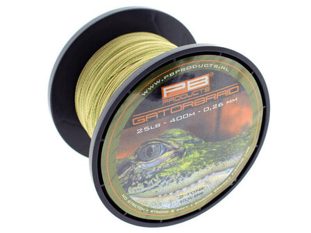 Gator Braid 400 m. Gevlochten Lijn (PB Products) 25 lb