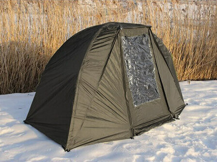 Karper Shelter Classic + Front Bivvy in sneeuw