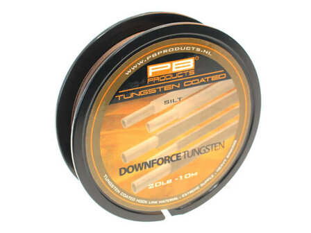 DownForce Tungsten Coated Hooklink 10 m. (PB Products) Silt