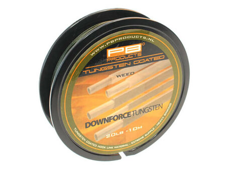 DownForce Tungsten Coated Hooklink 10 m. (PB Products) Weed