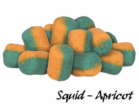 Duo Dumbel Wafters 8x12 mm | Squid - Apricot