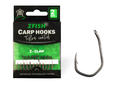 Teflon Karperhaken Claw 10 st.