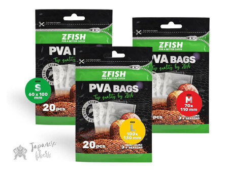 Z-Fish PVA Bags - 20 PVA zakjes