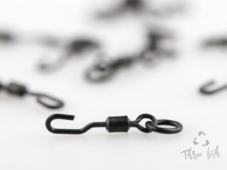Ronnie Rig Swivels Mat Zwart Z-Fish