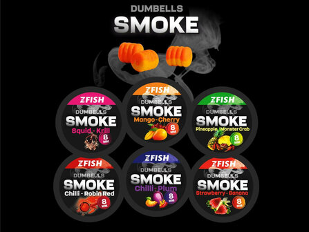 Smoke Pop-Ups Dumbells 8 mm (20 gram)