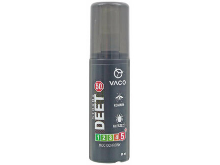 Vaco Strong Max DEET 50% + Geraniol Spray 80 ml.