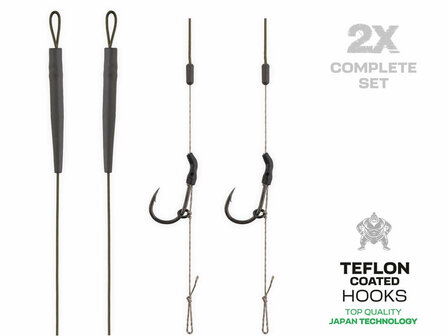 Z-Fish Skin Tungsten Rig 20 cm - 2 st.