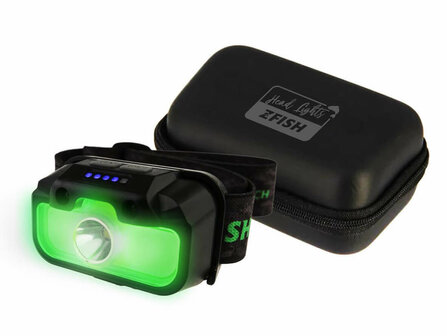 Oplaadbare Hoofdlamp Lumenix 340 lumen + Hardcase Opberghoes