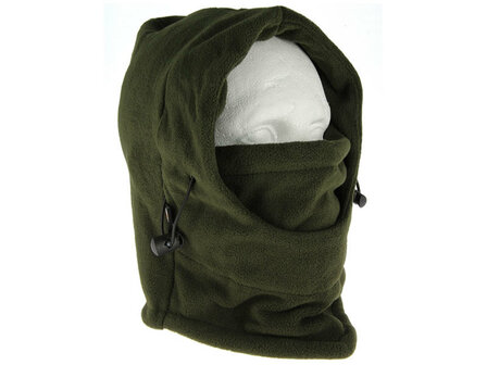 Fleece Bivakmuts Groen Deluxe (NGT)