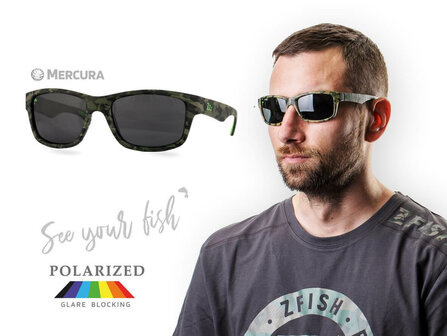 Gepolariseerde Zonnebril Mercura Camouflage Sfeerfoto