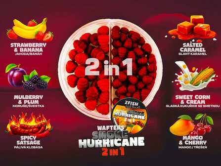 Smoke Hurricane 2 in 1 Wafters 8 + 10 mm