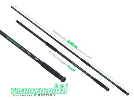 Z-FIsh Karper Schepnetsteel 2 meter (telescopisch)