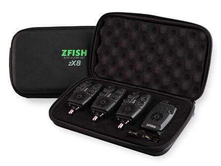 Z-Fish Draadloze Beetmelder set ZX8 3+1 Opberghoes