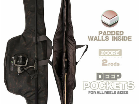 Molenvakken Karper Foudraal 2 hengels Z-Core 208 cm (13ft)