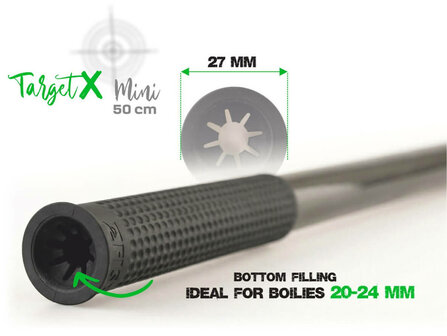 TargetX Mini Boilie Werppijp 24 mm (50 cm)