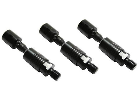 Quick Release Connector Zwart 3 st.