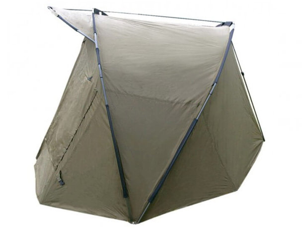 Bivvy 2 Man Deluxe Karpertent zijkant links