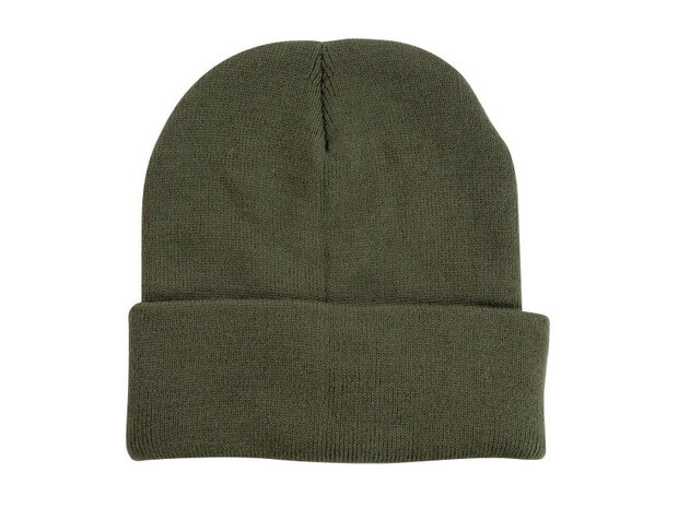 Muts / Beanie Groen + LED verlichting Achterkant