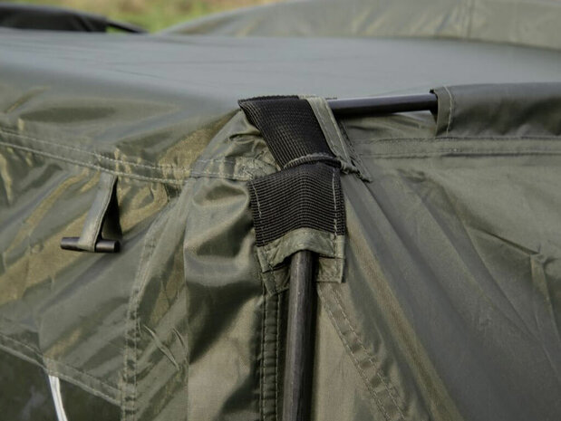 Zebco Compact Bivvy 1 persoon 255x180x125 cm Glasvezel stokken