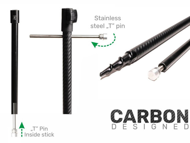 Carbon Drill Bankstick 50-90 cm Z-Fish