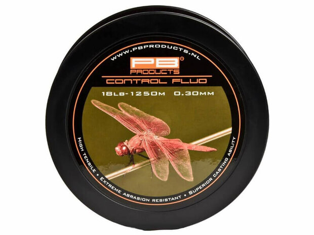PB Products Control Monofilament Karperlijn Fluo Oranje 1250 m.