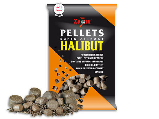 Black Halibut Pellets (800 gr)