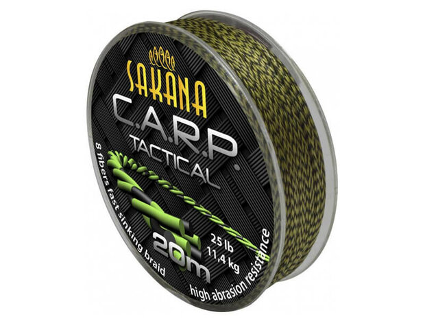 Tactical Carp Onderlijn materiaal Camo Groen / Zwart