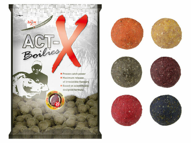 CarpZoom Act-X Boilies 16 mm (800 gr)