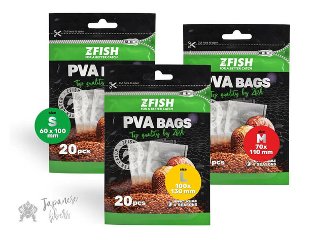 Z-Fish PVA Bags - 20 PVA zakjes