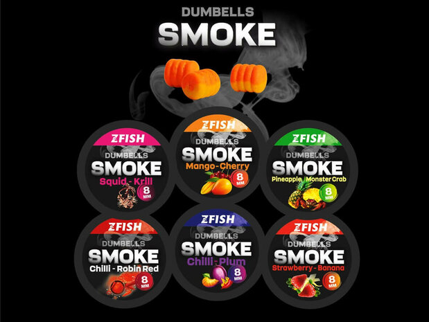 Smoke Pop-Ups Dumbells 8 mm (20 gram)