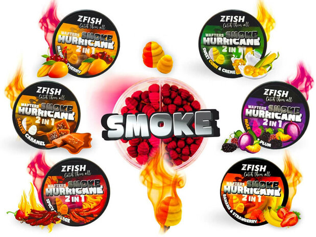 Smoke Hurricane Wafters 8 + 10 mm