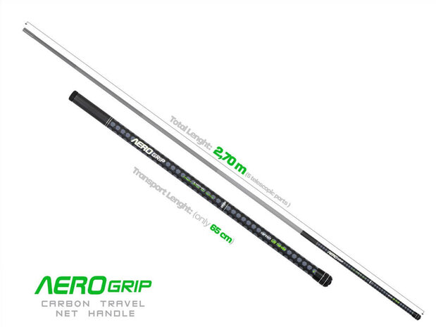 Z-Fish Carbon Telescopische Mini Schepnetsteel 2,70 meter