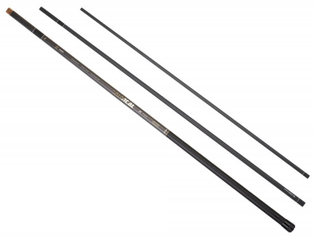 Carbon Schepnetsteel 4 meter Tactical (3-delig)