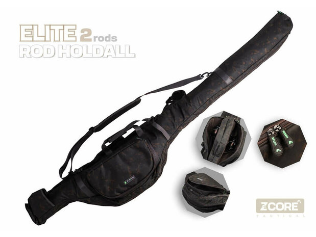 Z-Fish Karper Foudraal 2 hengels Z-Core Elite Deluxe 165 cm (10ft)