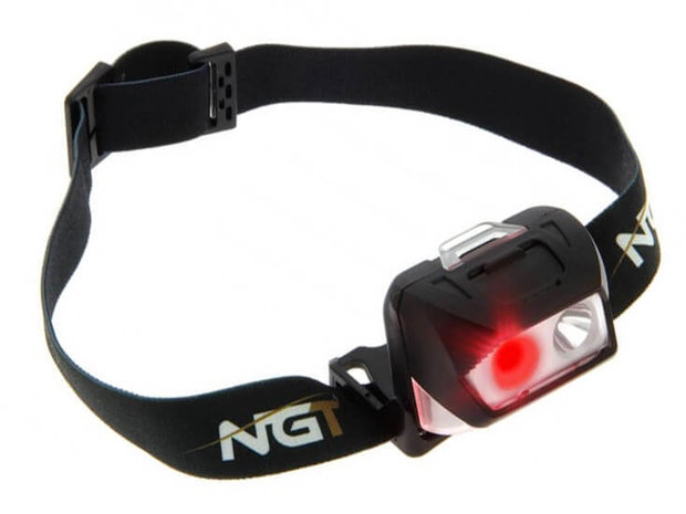 NGT Hoofdlamp 150 meter Dual Power NGT