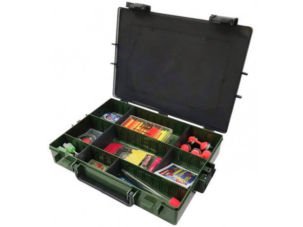 Tacklebox Groen 28 x 21 cm.