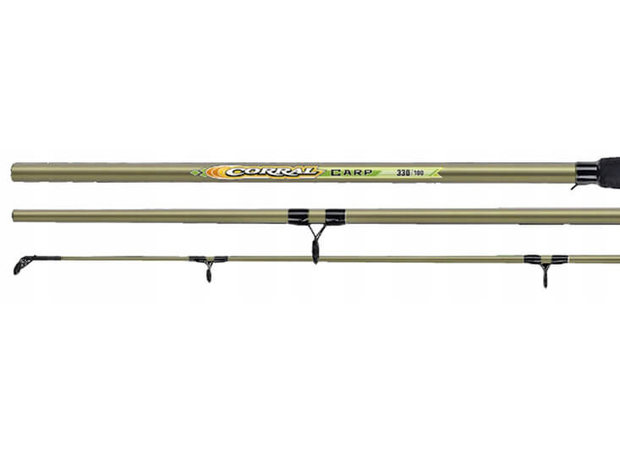 Karper hengel 3,60 m. Corral Carp 3-delig