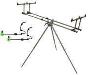 Driepoot Rodpod Tripod Elite (3 hengels) + 2 Hangers Driepoot Rodpod Tripod Elite (3 hengels) + 2 Hangers